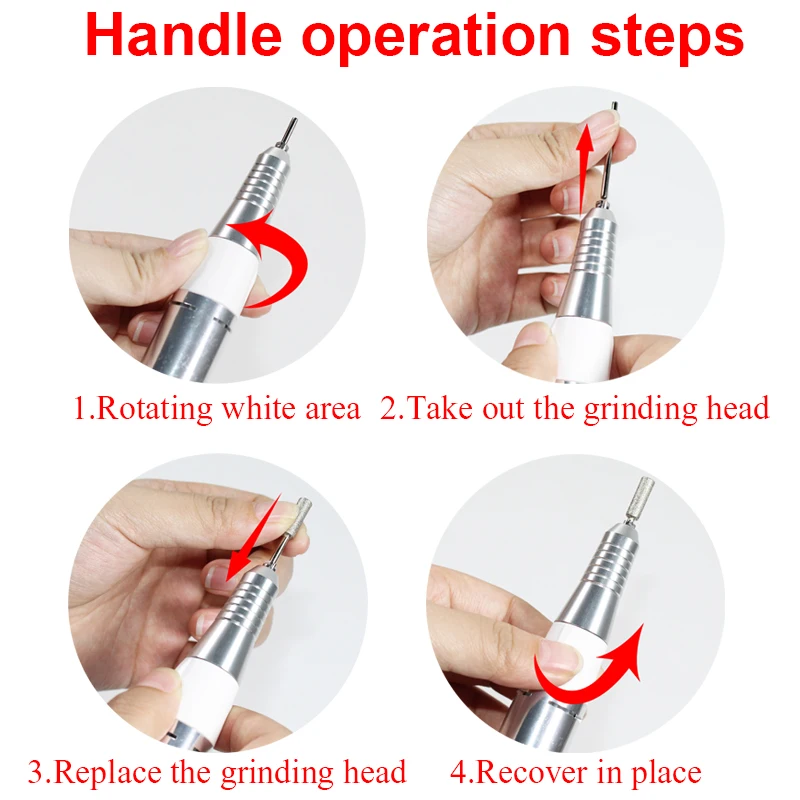 Электрическая дрель для ногтей 30000 об/мин электрическая маникюрная машина