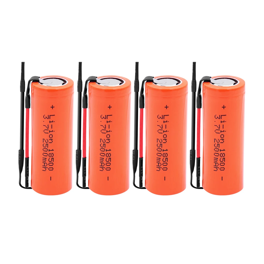 1/2/4/6/8/10 шт. 18500 2500mAh 3 7 V аккумуляторная батарея Recarregavel литий ионный аккумулятор для