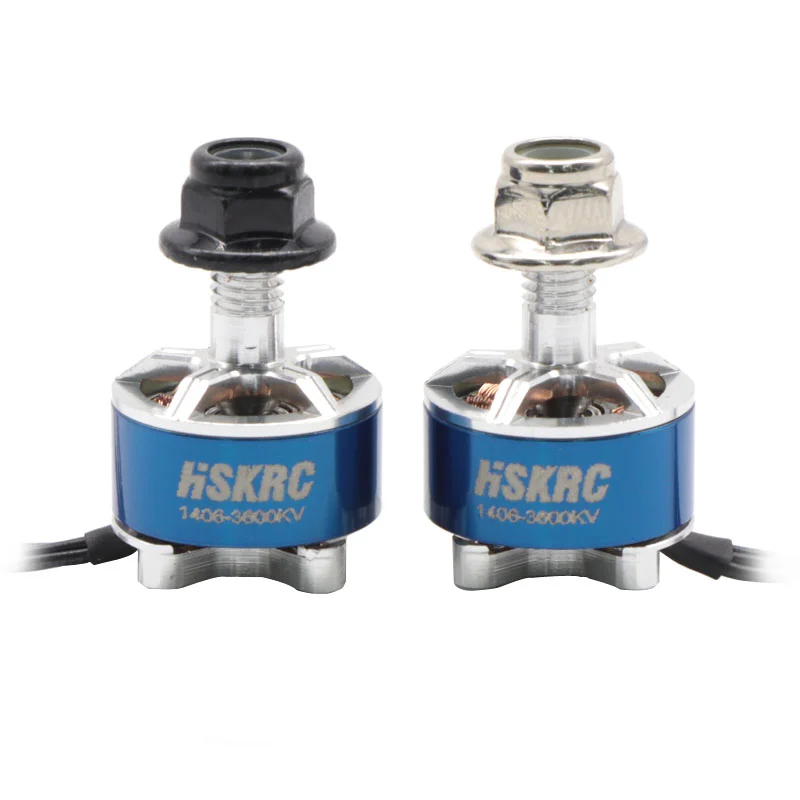 HSKRC 1406 3600KV 2 4S бесщеточный двигатель CW CCW винт Резьба для RC Drone FPV Racing зубочистка
