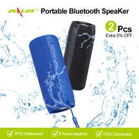 zealot s51 portable bluetooth speaker outdoor 10w tws connection high quality sound ipx5 waterproof 8 hours use time speaker