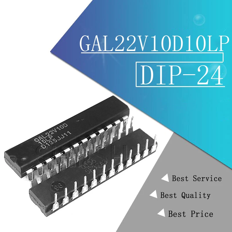 1 шт. GAL22V10D10LP GAL22V10 DIP24 GAL22V10D-10LP новая Оригинальная фотография