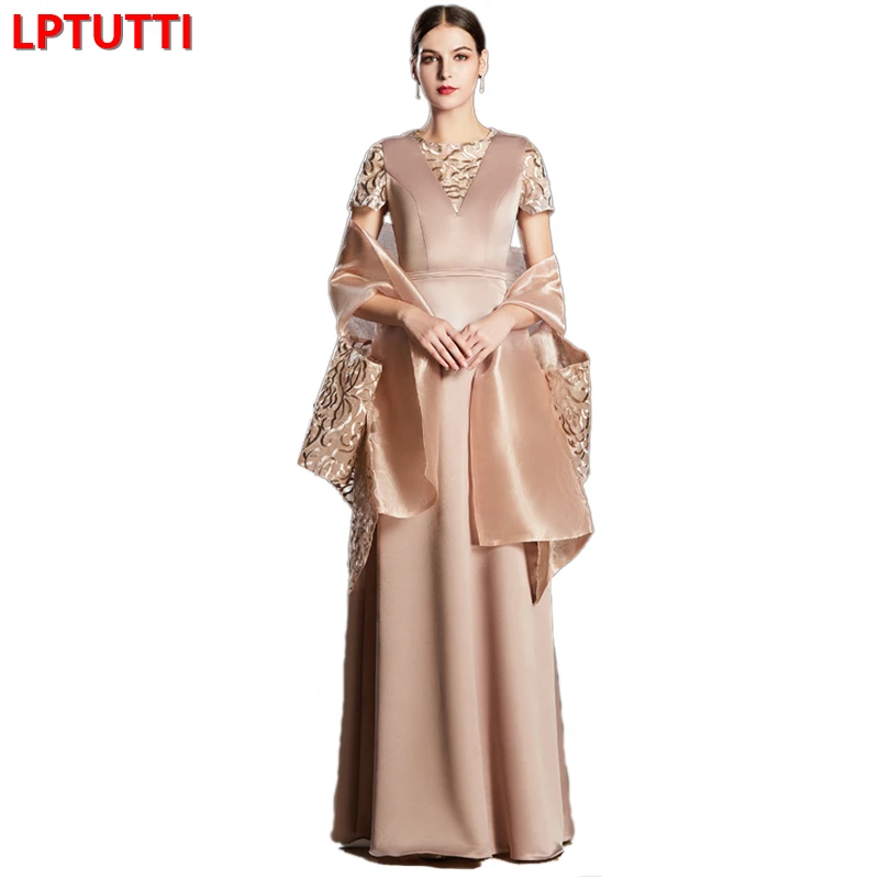 LPTUTTI Embroid Mother New For Women Elegant Date Ceremony Party Prom Gown Formal Gala Events Luxury Long Evening Dresses | Свадьбы и