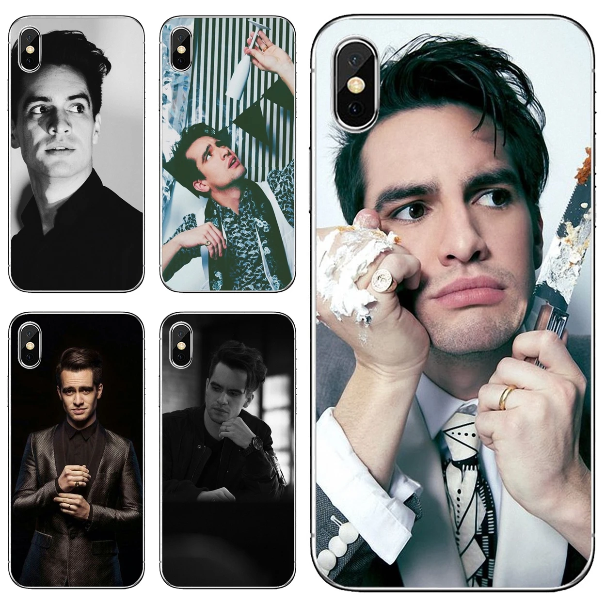 Мягкие чехлы для Samsung Galaxy A9 A8 Star Lite A3 A5 A7 A6 Plus 2018 2015 2016 2017 Brendon-Urie-Паника!-At-The-Disco |
