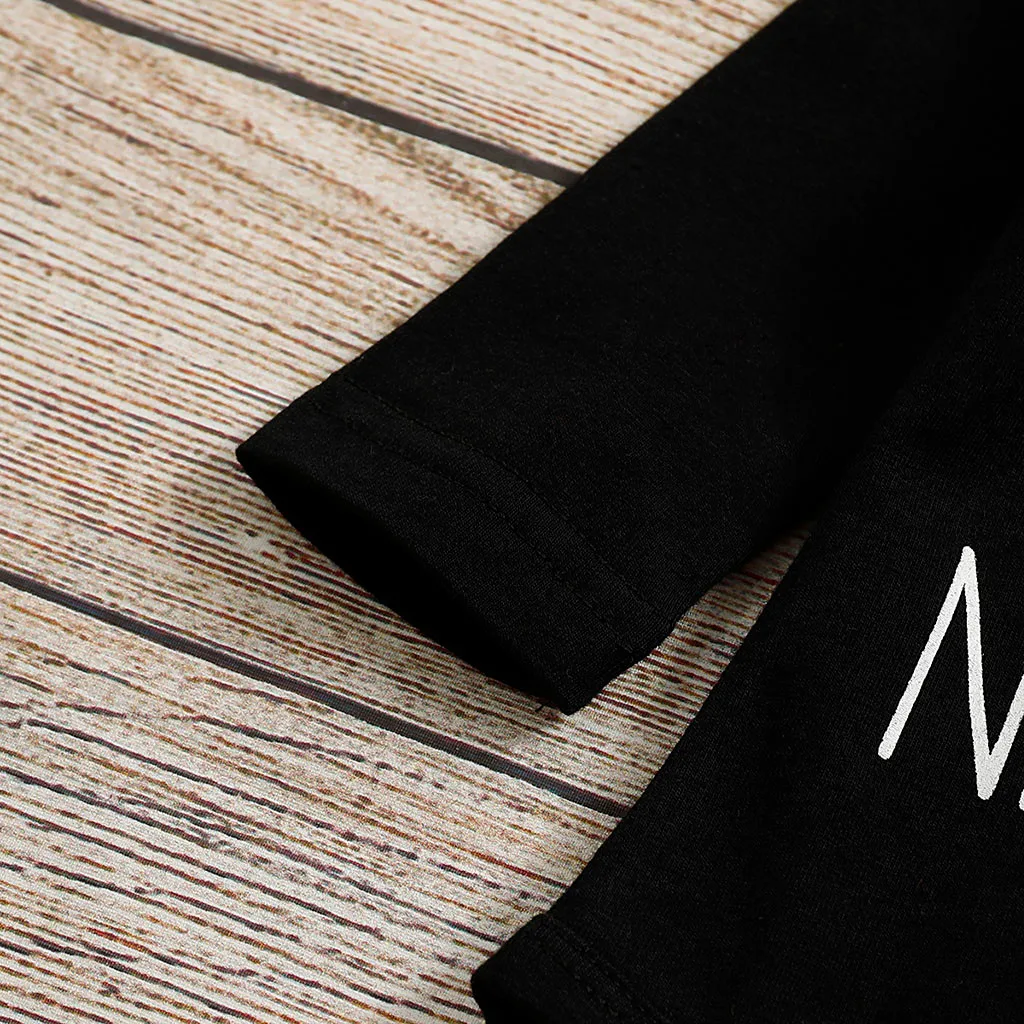 Комплект одежды для младенцев комбинезон с буквенным принтом маленьких