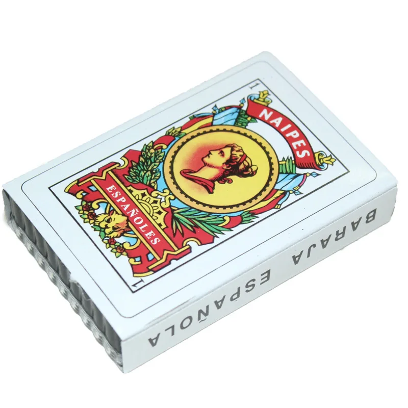1 SET spanish cards 1 комплект/50 шт. испанские пластиковые игральные карты водостойкие карты прочные игральные карты креативный подарок новые пластиковые покерные карты игры - Цвет: 1 SET spanish cards
