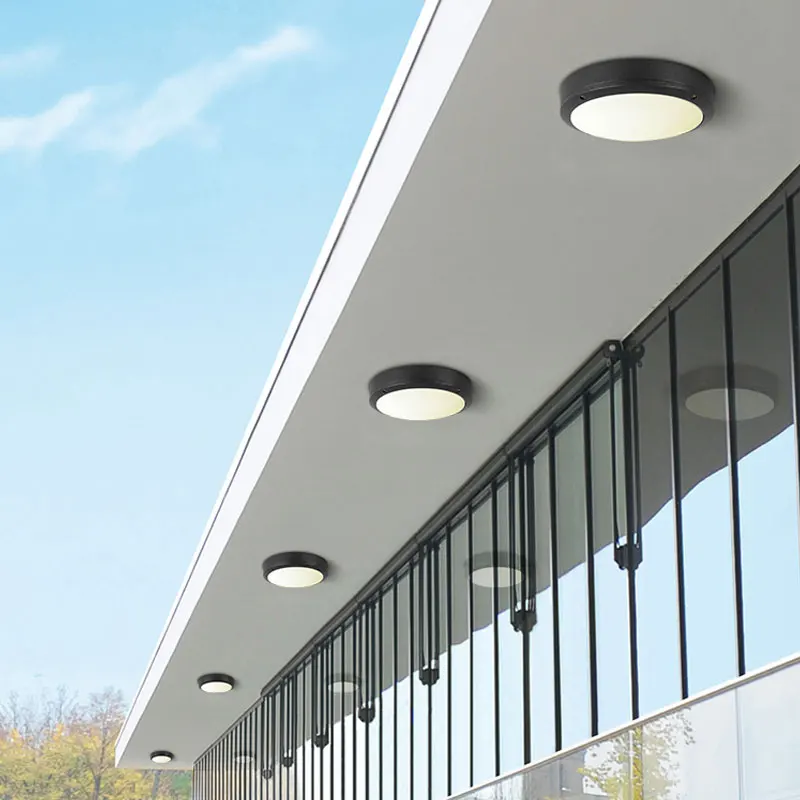 Waterproof Outdoor Lighting Bathroom Lights Wall Sconce Lamp Flush LED Ceiling Light Kitchen Balcony Porch Door Fixtures 90-260V