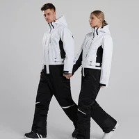 2022 winter ski suit women snowboard jacket men one piece ski suit thickened warm overalls breathable waterproof ski set