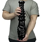 16-дюймовый длинный фаллоимитатор, силиконовый глубокий анальный фаллоимитатор, Анальная пробка, Эротическая взрослая секс-игрушка для женщин, Мужская Анальная пробка, эспандер