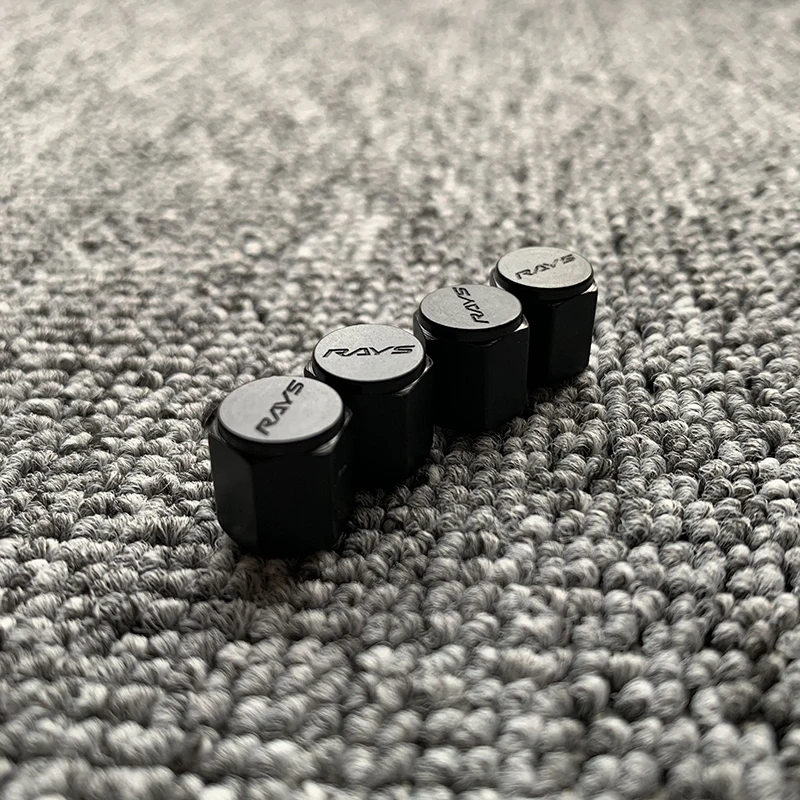 Универсальный JDM W из кованого алюминия 4 VOLK RACING RAYS крышки стержня вентиля шины