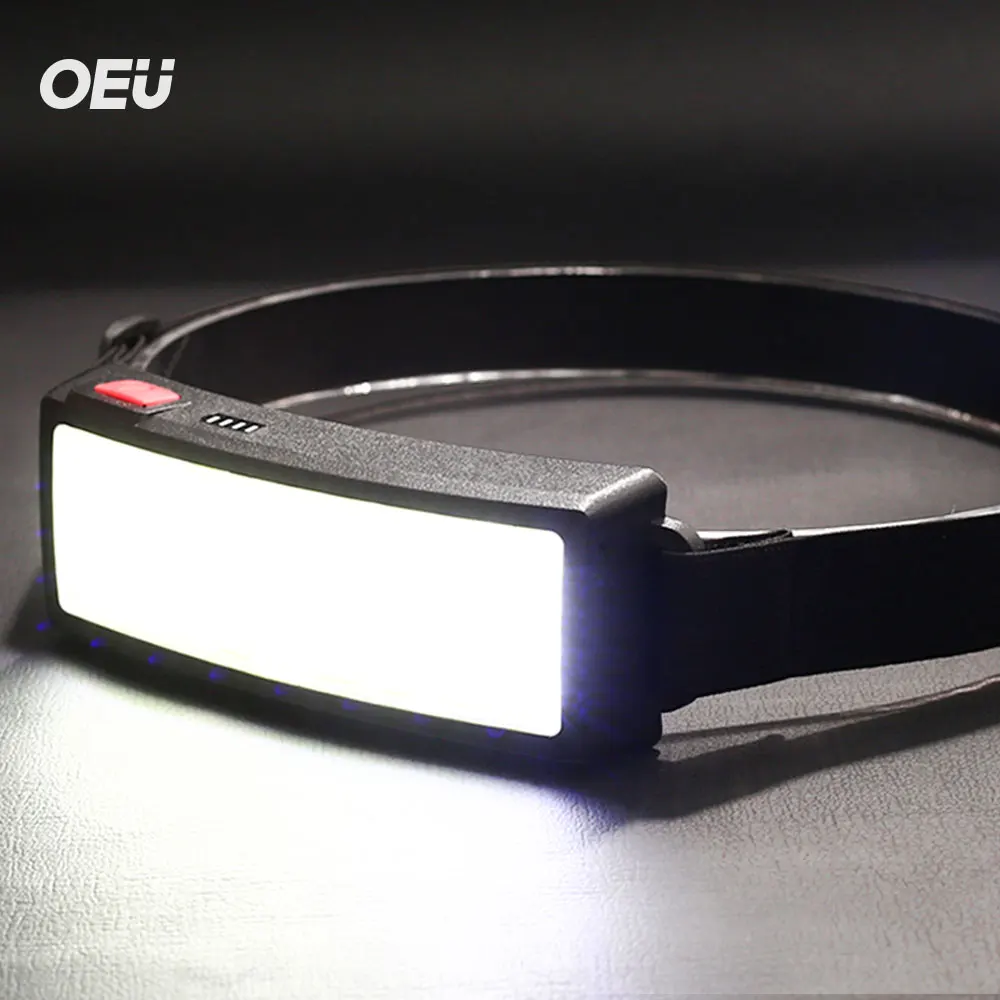 Мощный яркий налобный фонарь для рыбалки светодиодный высокой мощности