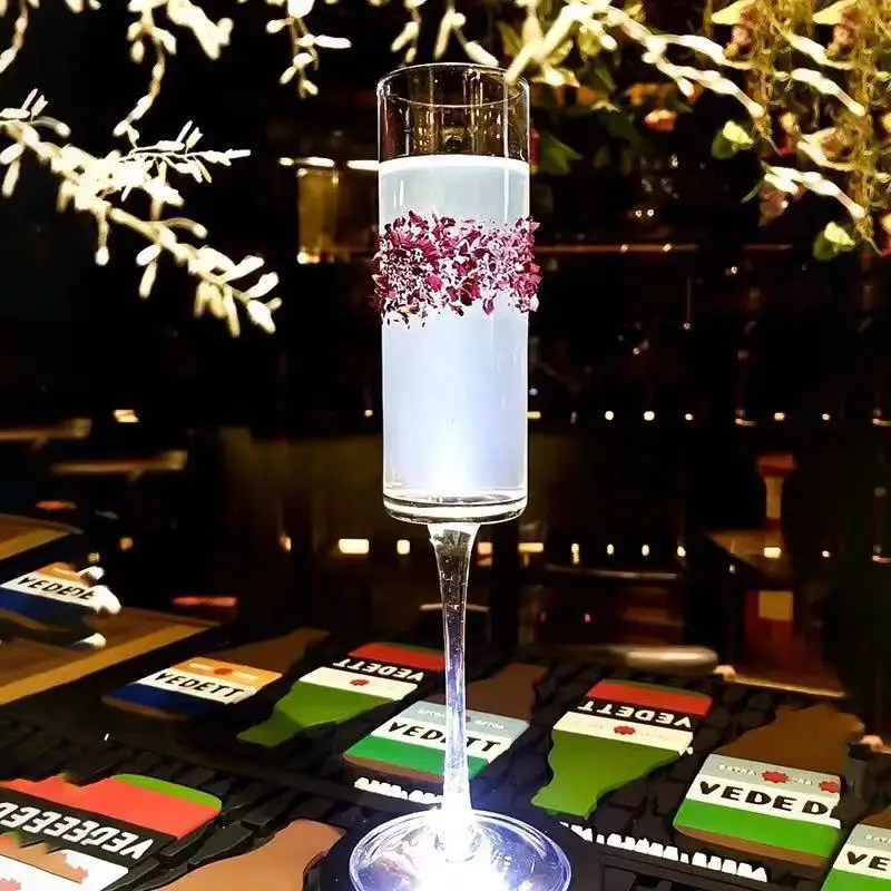 

Прямые бокалы для шампанского, креативные Бокалы из хрустального стекла, специальные бокалы для коктейлей, бокалы для бара, бокалы для вина,...