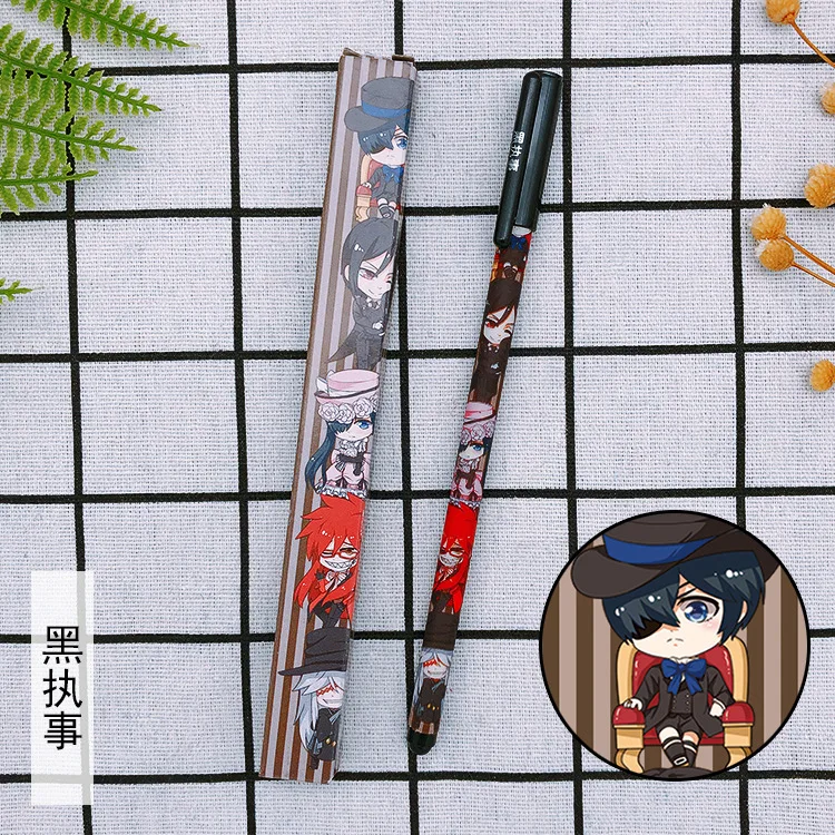 [MYKPOP]NARUTO цельный меч искусство онлайн свидание прямая черная Батлер ручка фанаты