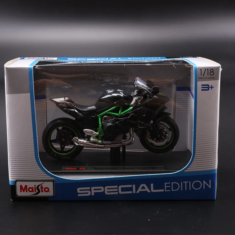 Maisto 1/18 1:18 Масштаб Kawasaki Ninja H2R мотоциклы литье под давлением дисплей модели подарок