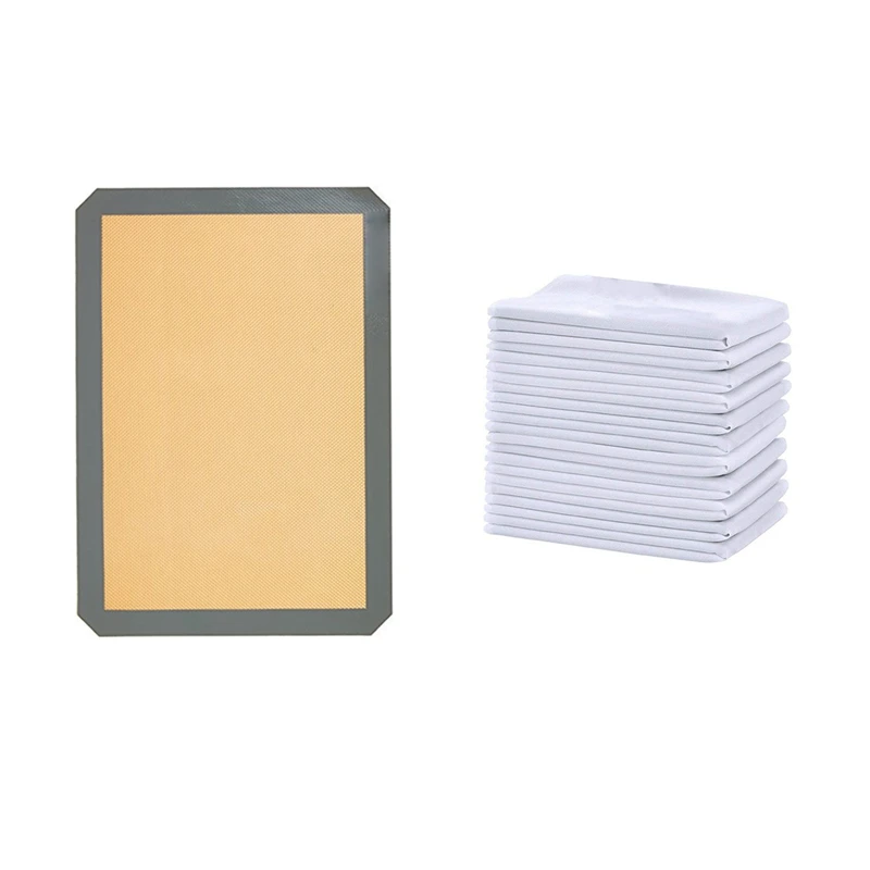 

1 шт., многоразовые силиконовые салфетки для выпечки, 12 шт.