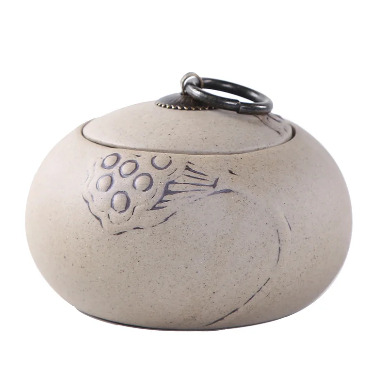 Горячая грубая керамика китайский контейнер для хранения чая керамический