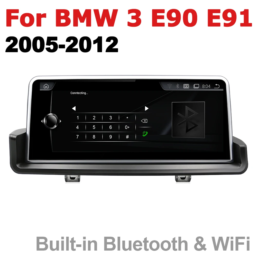 Автомобильная аудиосистема Android 7 0 с GPS-навигацией для BMW 3 серии E90 E91 2005 ~ 2012 Idrive WIFI