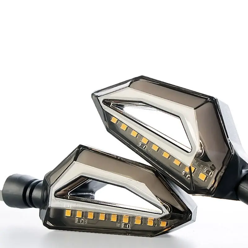 

Universal Motorcycle 12 LED Turn Signal Lights Blinker Front Rear Lights Indicator