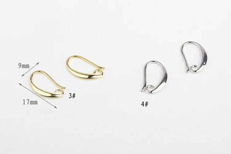 Diy handmade jewelry earrings accessories pure copper plating Europe and the United States French ear hook | Украшения и