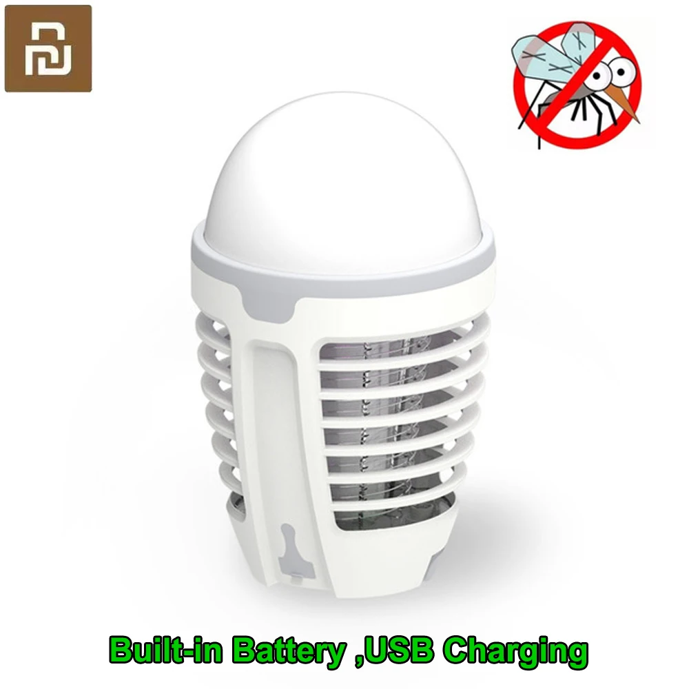 Светодиодсветодиодный лампа Youpin для уничтожения комаров Отпугиватель ловушка