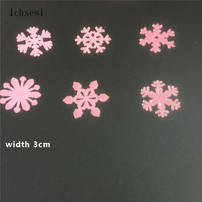 50 шт. флуоресцентные лампы в виде снежинок|Наклейки на стену| |