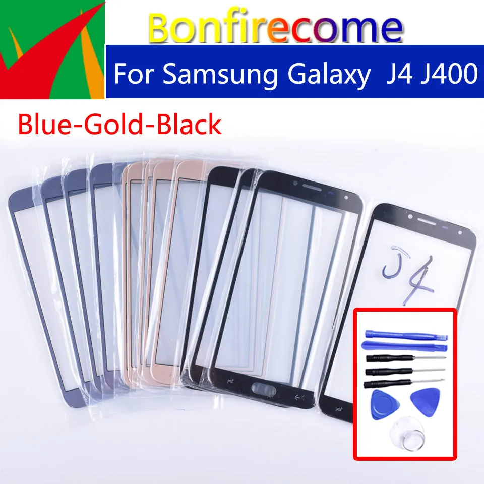 

J4 For Samsung Galaxy J4 J400 J400F J400F/DS J400G/DS J400G SM-J400F Front Outer Glass Touch Screen Lens Replacement 5.5"