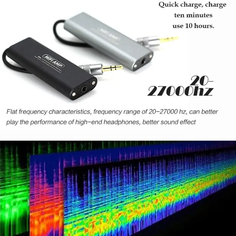 Высококачественный маленький аудио HiFi усилитель перезаряжаемый стерео мощности