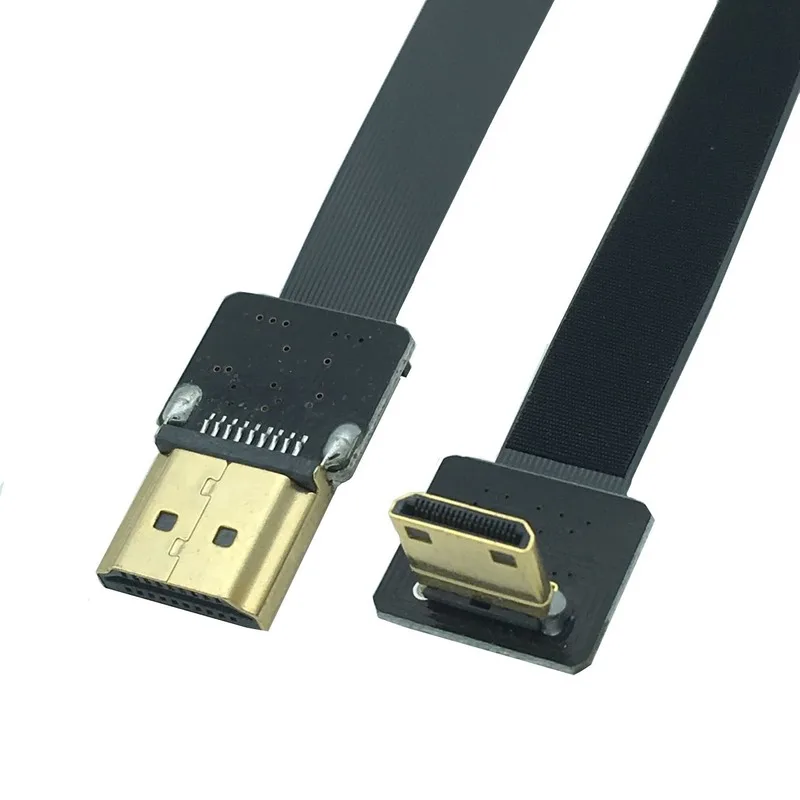 

Кабель-удлинитель FPV, штекер-мини-HDMI, угловой, 90 градусов, 5-80 см