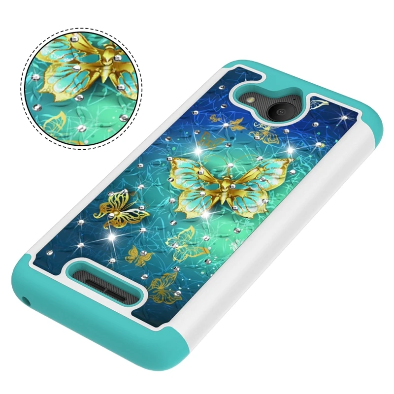 Longxin для ALCATEL tetra силиконовый мягкий чехол индивидуальная точечная дрель цветной