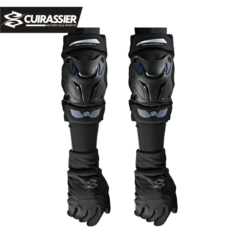Наколенники Cuirassier Hard Shell Moto фиксатор для поддержки спорта комплект защиты от