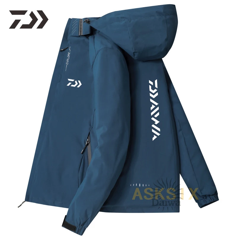 

Spring Autumn Fishing Clothing For Men Waterproof Windproof Daiwa Fishing Jacket Breathable Quick Dry Outdoor Wear Anti-scratch