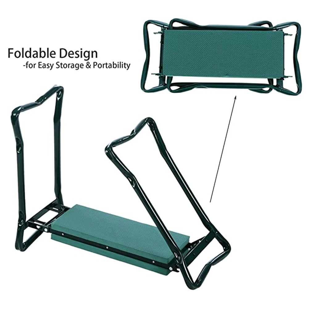

2 Pcs Tool Side Bag Pockets Pouch for Garden Bench Garden Kneeler Stools Gardening M88