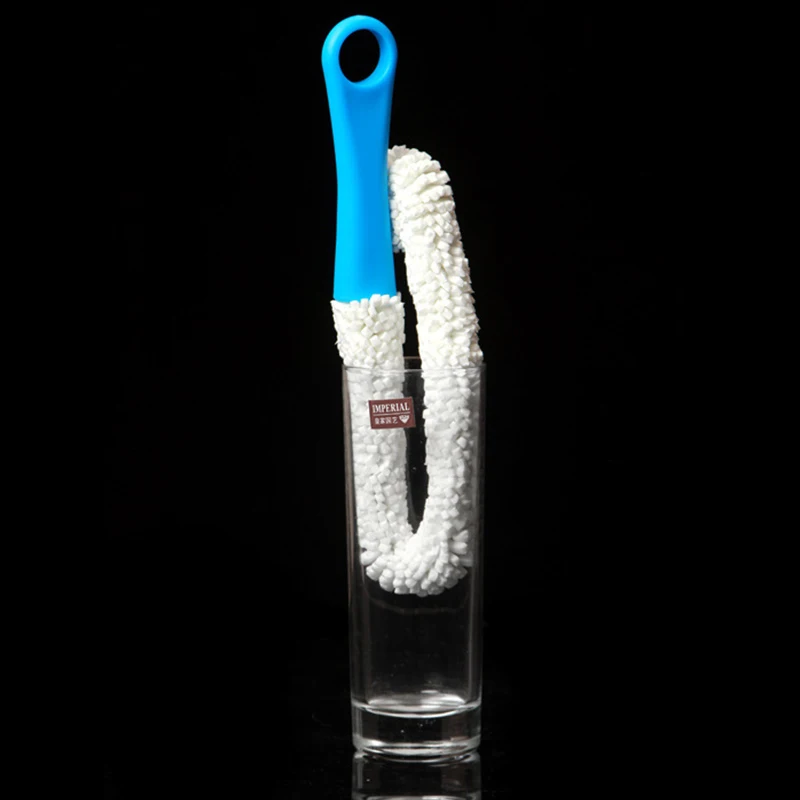 Щетка для графина многофункциональная Сгибаемая и складная щетка мытья стекол