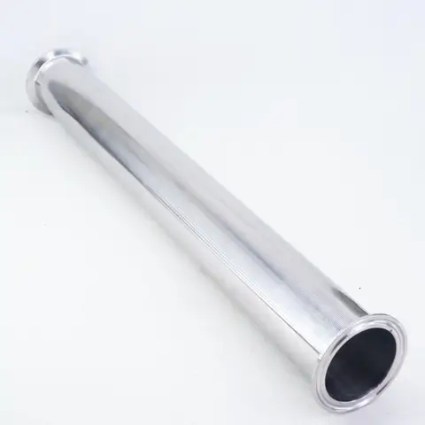 2 "Tri Clamp x 51 мм OD труба санитарная шпула длина трубки 458 мм (18") для Домашнего Пива SUS304 нержавеющая сталь