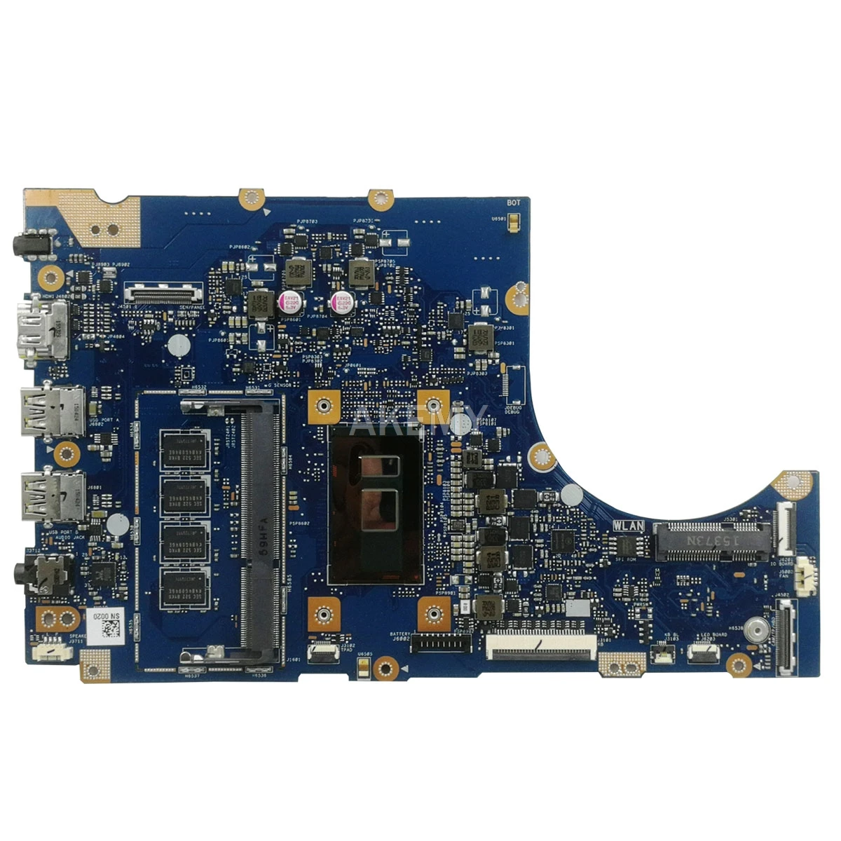 Фото Материнская плата TP300UA Q302UA для ноутбука ASUS Q302U Q302UA TP300U, системная плата TP300UA TP300U 4G строек, тест 100% №2