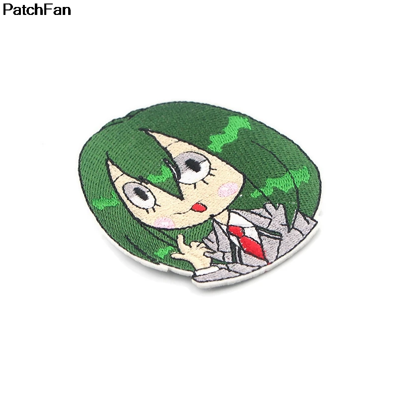 Patchfan My hero Academy, Мультяшные железные нашивки, одежда с вышивкой, лоскутные аксессуары, значки на заказ, A2336
