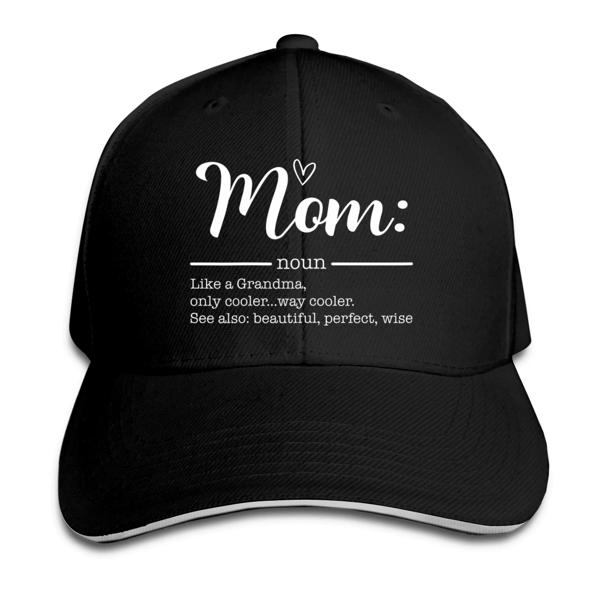 

Mom Definition Hat Baseball Cap for Men Women Fashion Adjustable Sun Hat