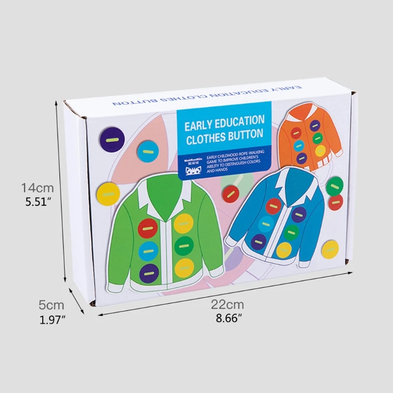 

Children's Handmade Toys DIY Wear Sewing Button Game Toddler Early Learning Educational Toys Hand Eye Coordination