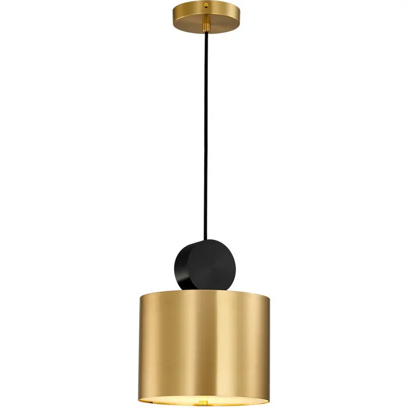 

Gold Light Luxury Postmodern Bedside Hanging Light Restaurant Bar Concise Combination Living Room Nordic Copper Lamps