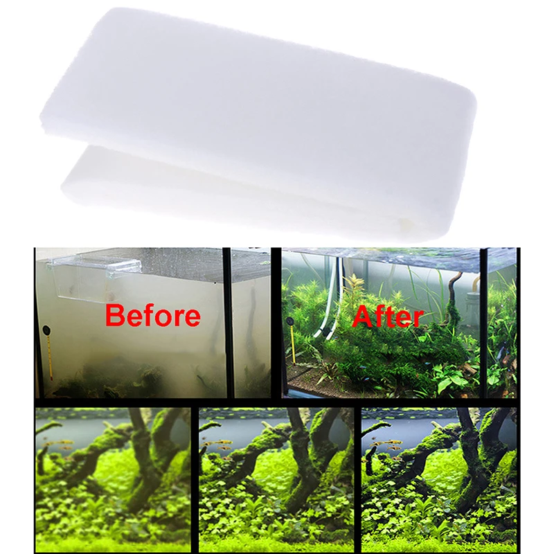 Аквариумный фильтр супертолстая биохимическая хлопчатобумажная губка для