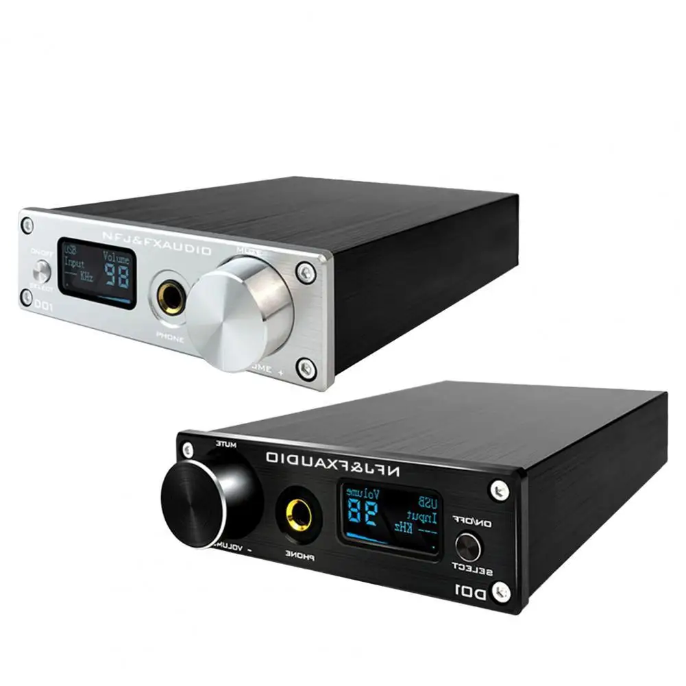 

FX-Audio D01 USB DAC Headphones Amplifier Bluetooth 5.0 ES9038Q2M 32Bit 768kHz DSD512 XU208 Amplifier Line Out audio Decoder