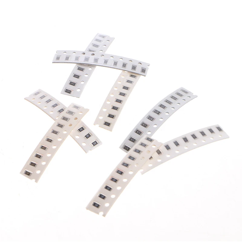 640 шт. DIY 1206 SMD 64 значения 1 Ом ~ 10 МОм комплект резисторов в ассортименте 5%