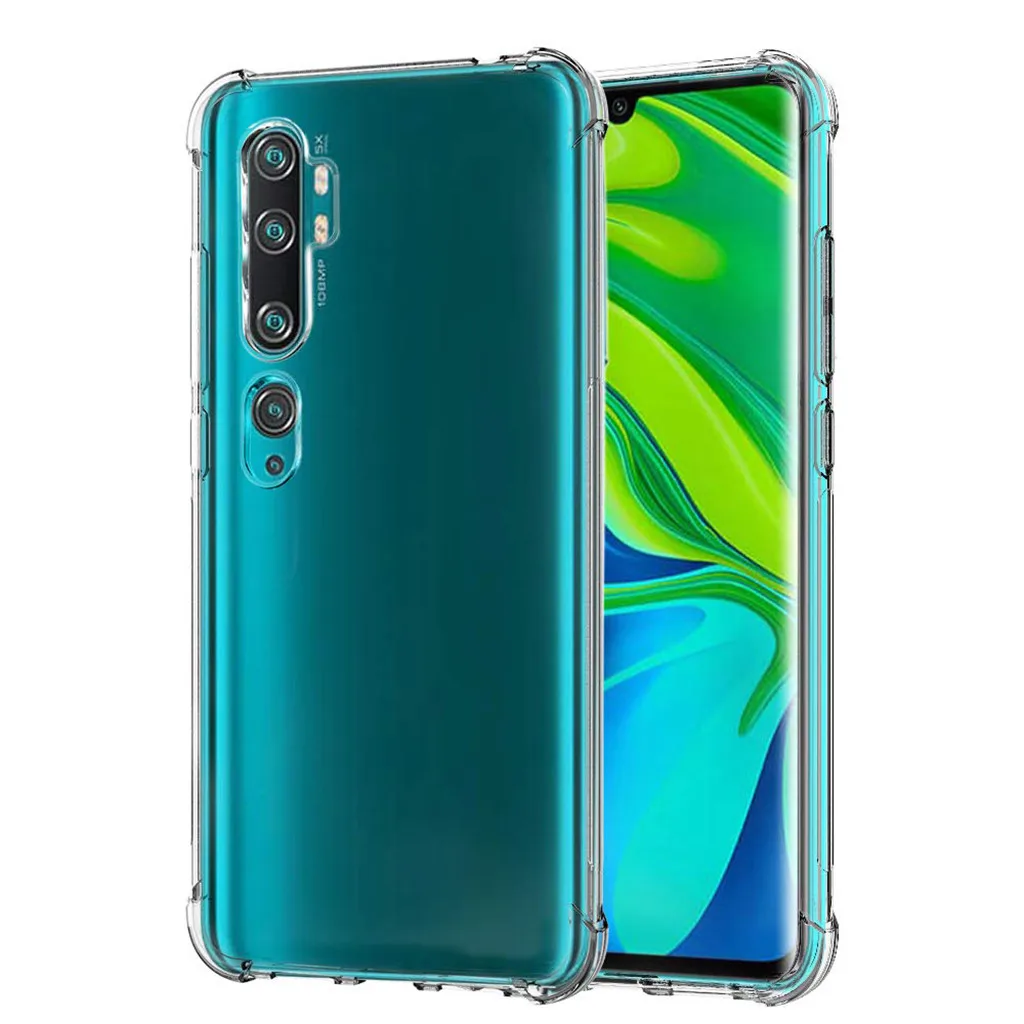 Фото Прозрачный Чехол для телефона Xiaomi mi Note 10/Note 10 Pro нескользящий защитный Xiao CC 9 Прозрачный Чехол для телефона Xiaomi mi Note 10/Note 10 Pro нескользящий защитный Xiao CC 9