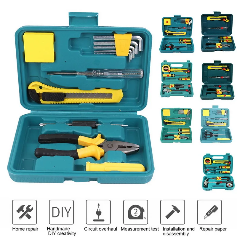 Набор ручных инструментов 8/9/10 шт. набор ножей с отверткой и гаечным ключом для