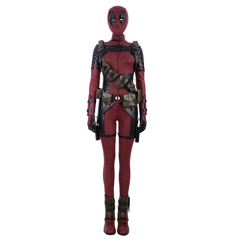 Женский костюм для косплея леди Дэдпул женский Уэйда Уинстон Вильсона роскошный