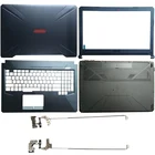Черный ЖК-чехол для ноутбукаПередняя панельпетлиУпор для рукнижний чехол 47BKLLCJN70 для ASUS FX80 FX80G FX80GD FX504 FX504G FX504GD