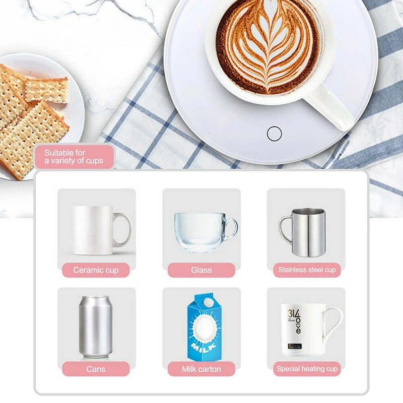 

USB Heater for Cup Warmer Pad Portable 125 x 22mm Coffee Mug Heating Beverage Tea Cups Keep Warm Heater Smart Coffee Mug Warmer