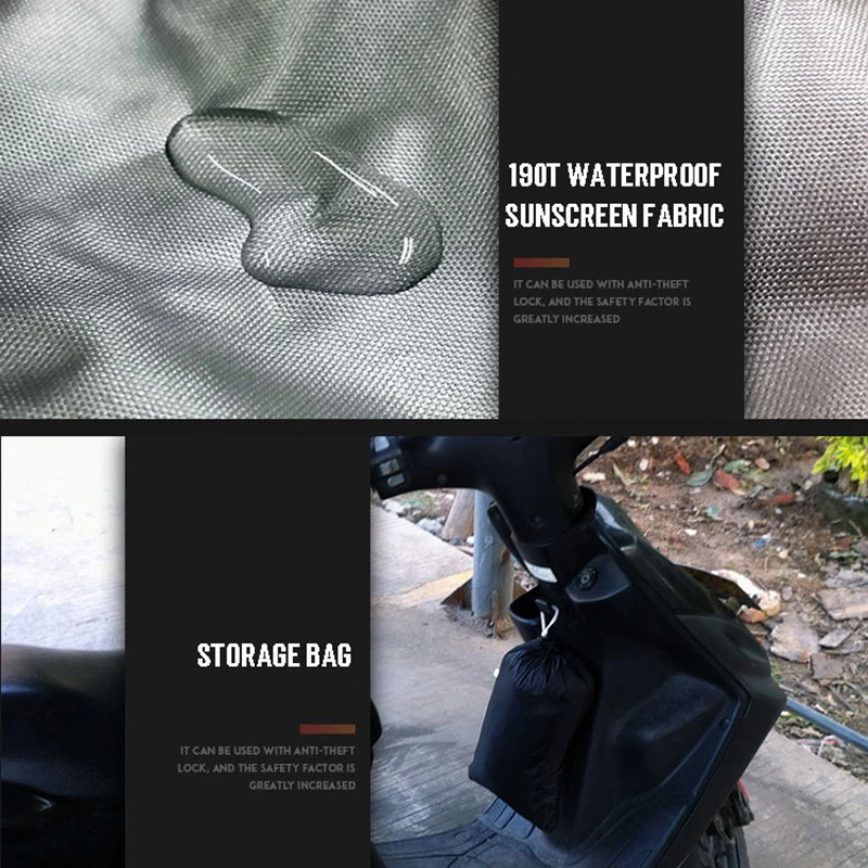 Водонепроницаемый чехол от дождя для мотоцикла мопеда скутера велосипеда