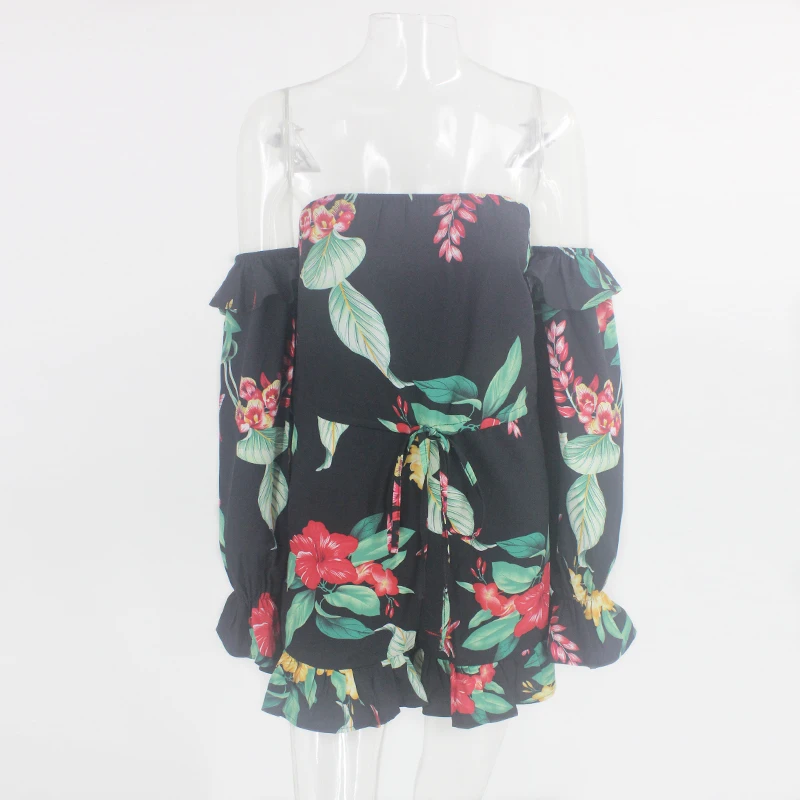 Женский комбинезон с открытыми плечами Itsroya повседневный длинными рукавами и