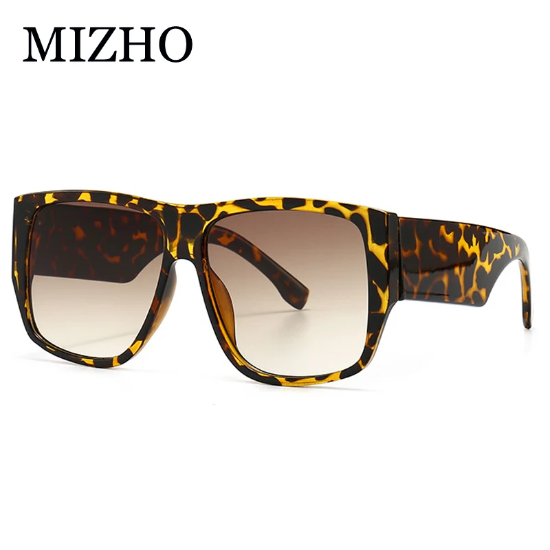 MIZHO линзы с переходом цвета негабаритные солнцезащитные очки Для женщин ретро