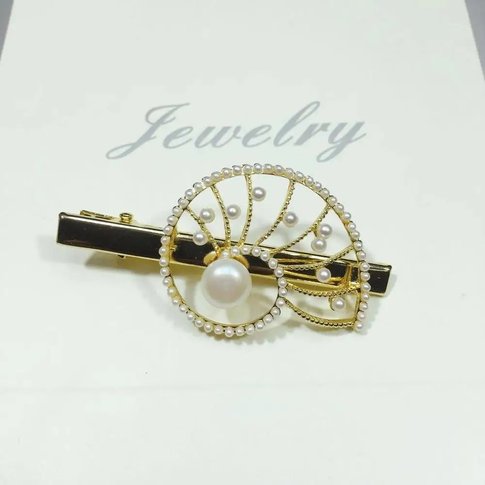 SHDIYAYUN жемчужные бусы заколка для волос женщин и девочек ручной работы из раковины